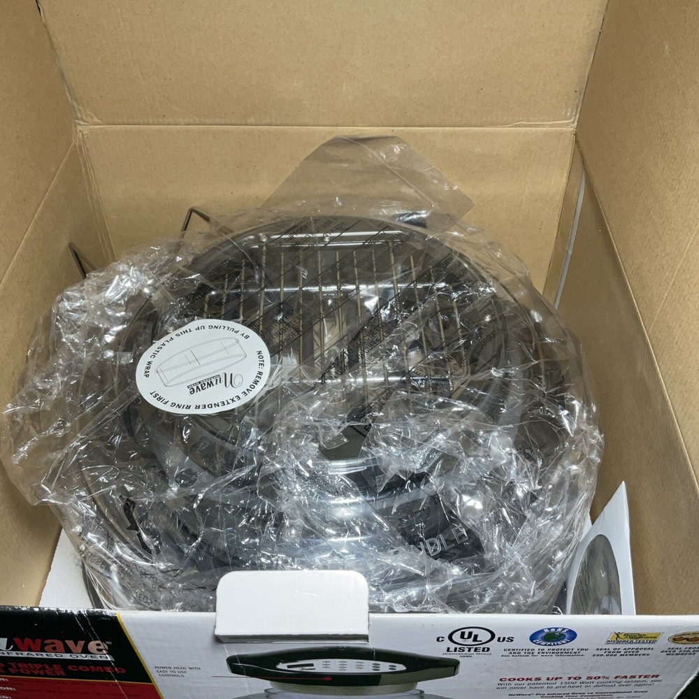 nuwave pro infrared oven W/ Extender Ring Kit & Pizza Kit