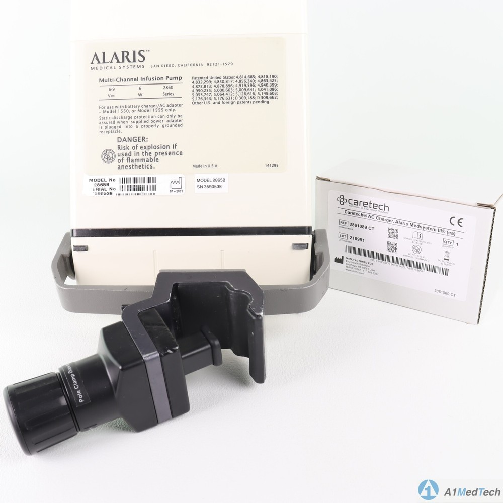 IVAC MedSystem III Pump 2865B with Power Supply