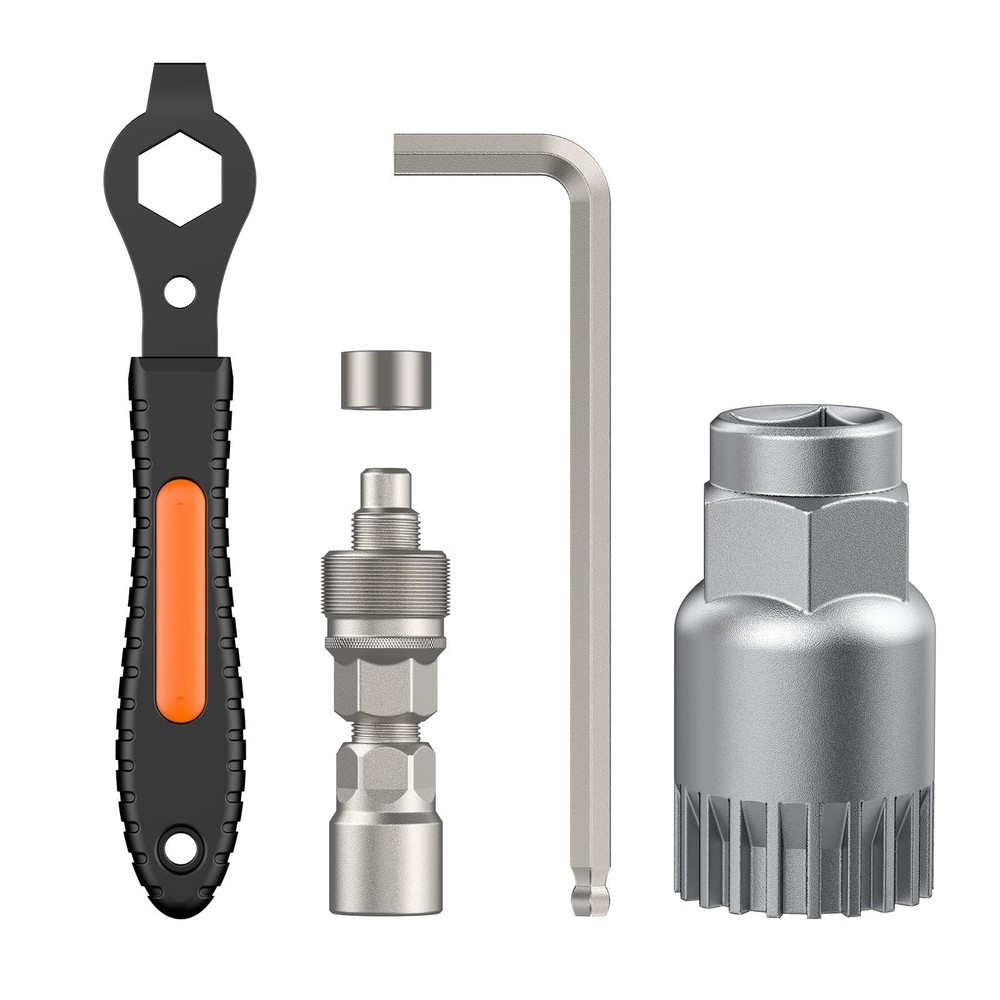 Upgraded Bicycle Crank Puller Set Mixed Size Maintenance Repair Tool Kit Set