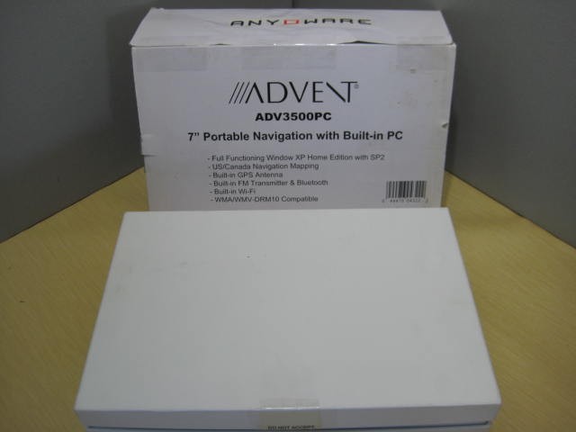 ADVENT ADV3500PC 7" WINDOWS PC NAVIGATION $1800 MSRP