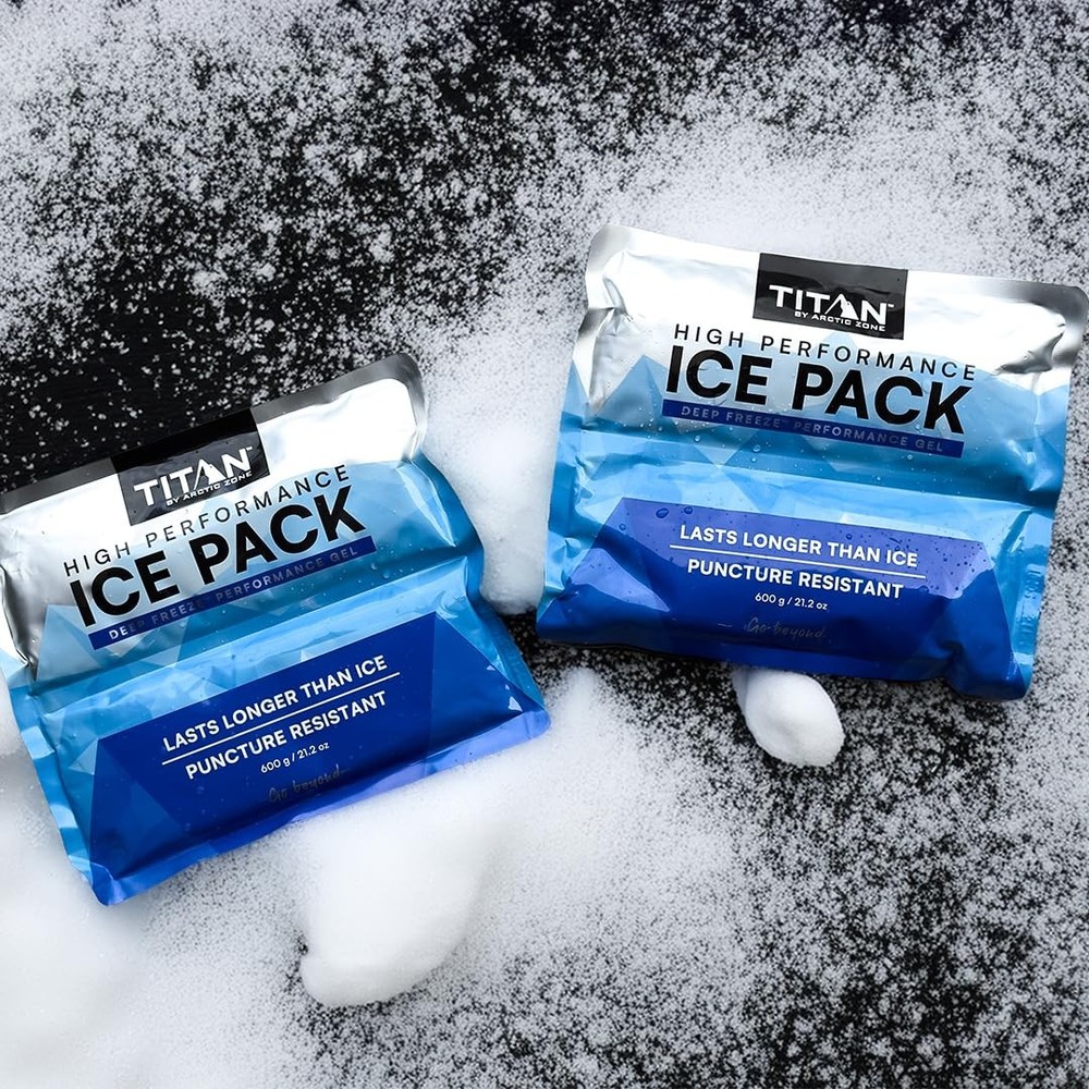 Arctic Zone Titan Deep Freeze Ice Pack- (2 Pack) 600 Gram High Performance Ic...