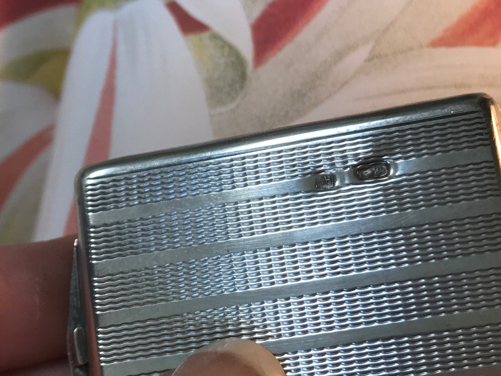 FABERGE August Holmstrom Sterling Snuff Box Signed Antique