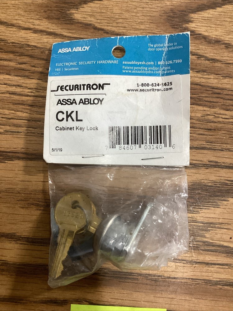 Security on Assa Alloy CKL Cabinet Key Lock 🟠