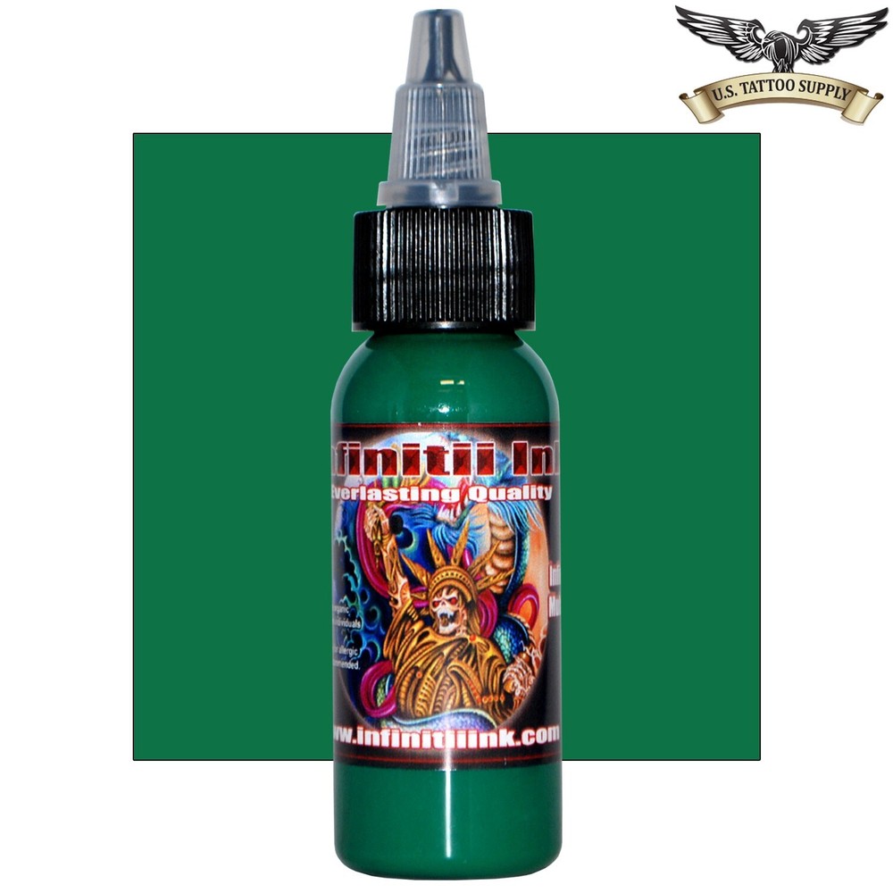 Infinitii Tattoo Ink 1 oz - Mula Green