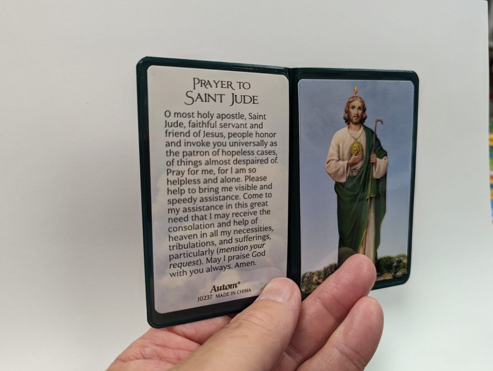 Prayer to St Jude PRAYER FOLDER