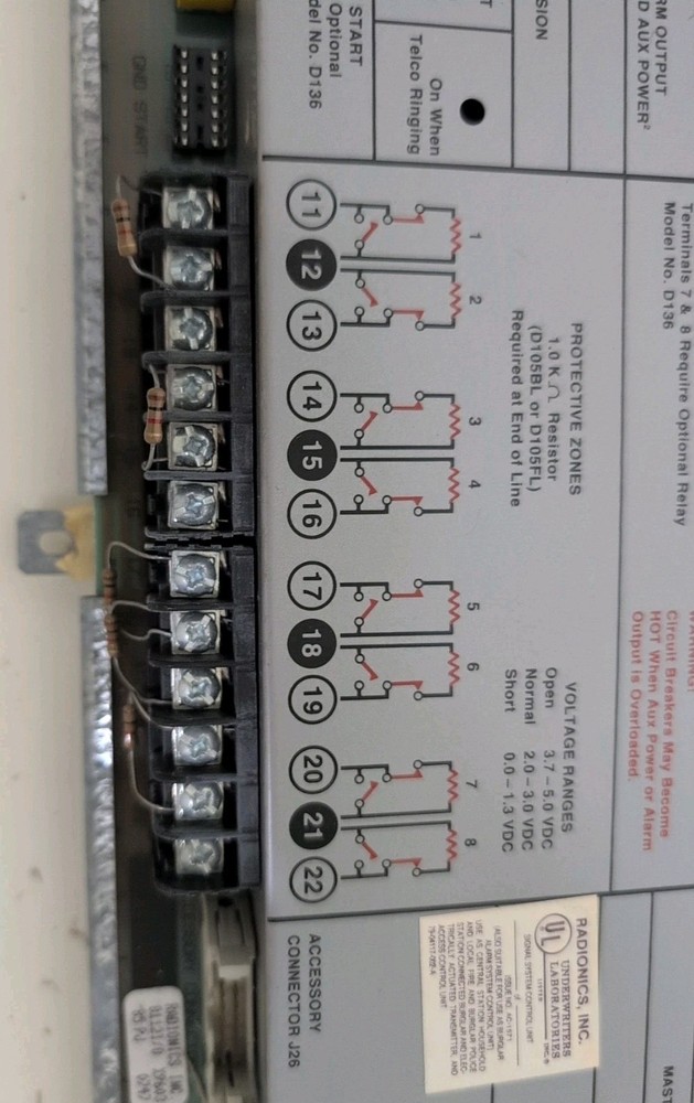 Radionics D8112 Alarm Panel Control / Communicator Board New Open Box