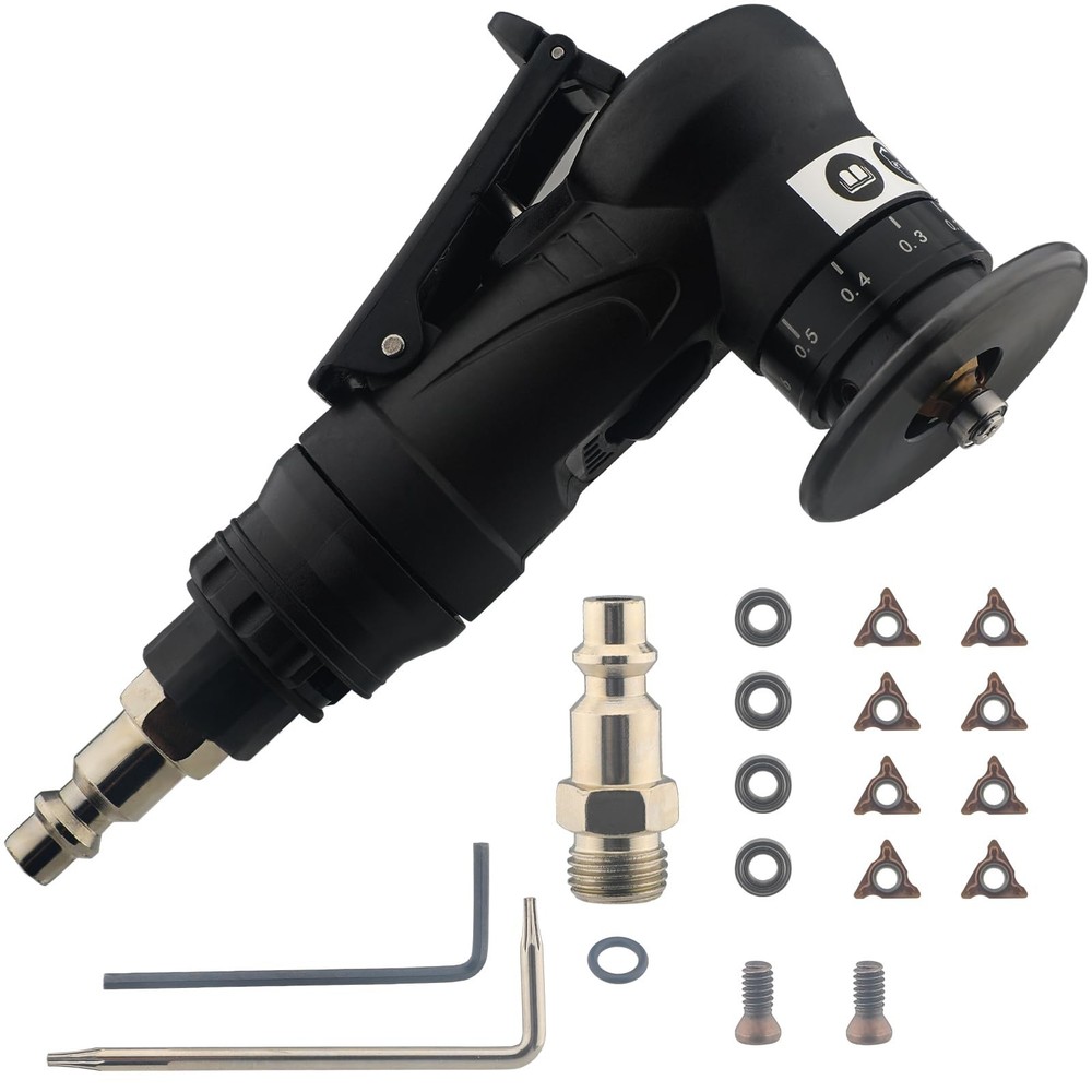 Pneumatic Chamfering Tool – 45° Mini Air-Powered Chamfer Machine for