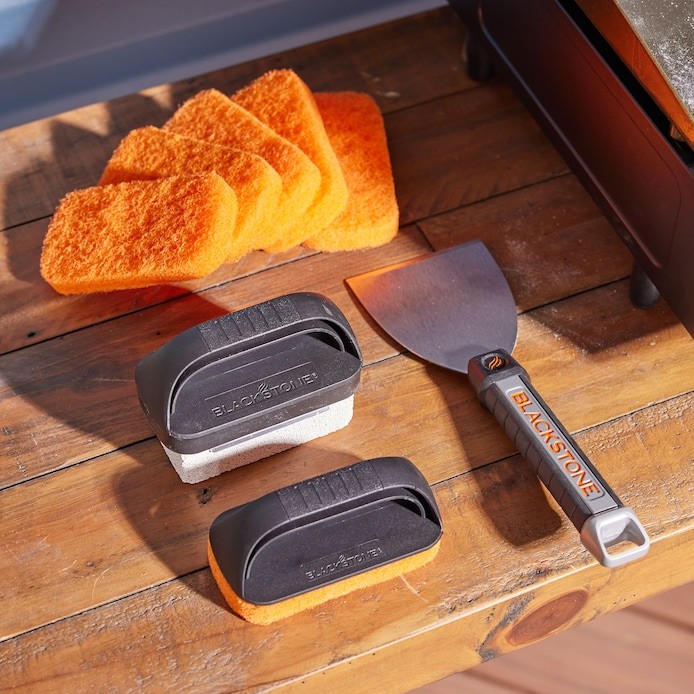 Blackstone 27-Piece Griddle Essentials Accessory Bundle, Stainless Steel Tools,