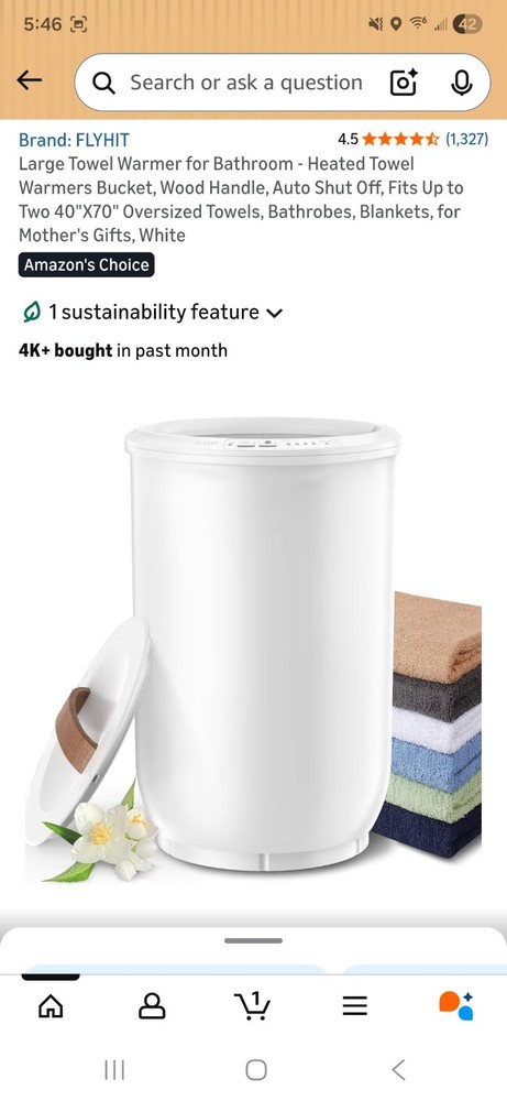 Flyhit Awesome Towel Warmer Bucket