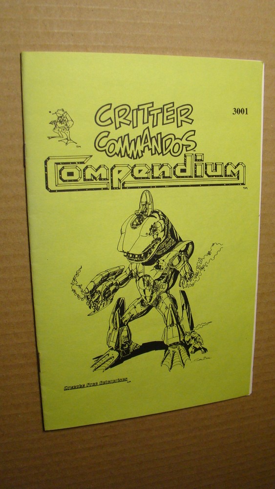 CRITTER COMMANDOS COMPENDIUM *NICE* AUTOGRAPHED ORIGINAL DUNGEONS DRAGONS