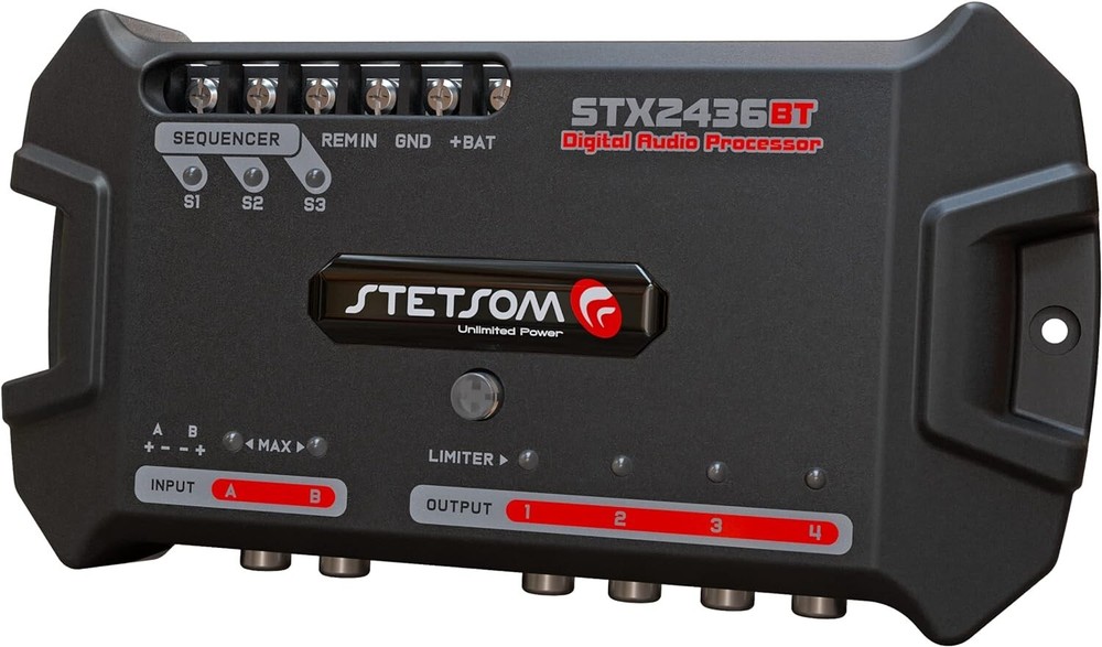 Stetsom STX 2436 Bluetooth DSP PRO - Digital Signal Processor - Audio Processor