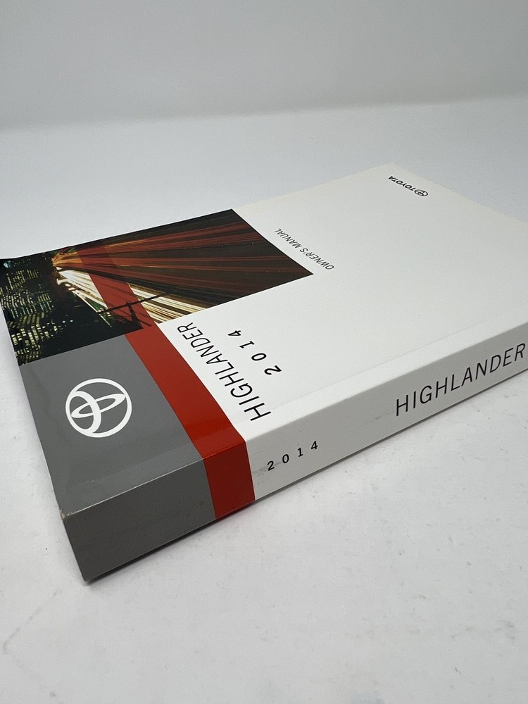 2014 Toyota Highlander Owners Manual OEM