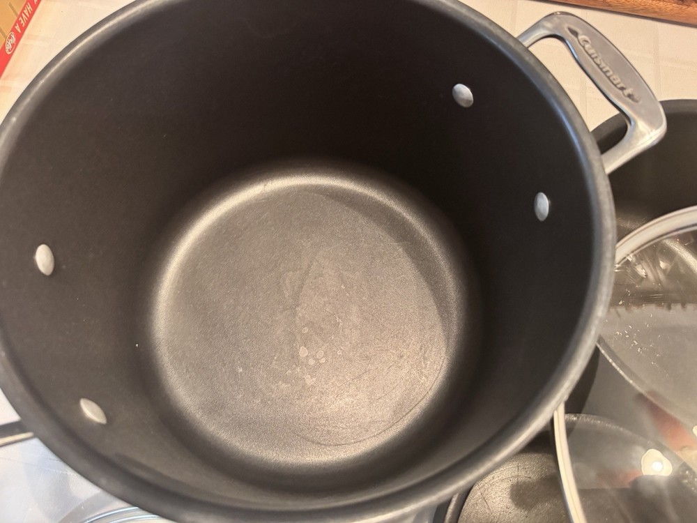 Cuisinart Hard Anodized Nonstick Cookware 12 Piece Set With Lids