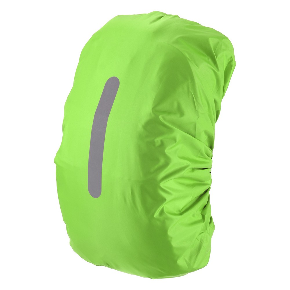 65L-75L Backpack Rain Cover with A Vertical Reflective Strap [Grass Green]