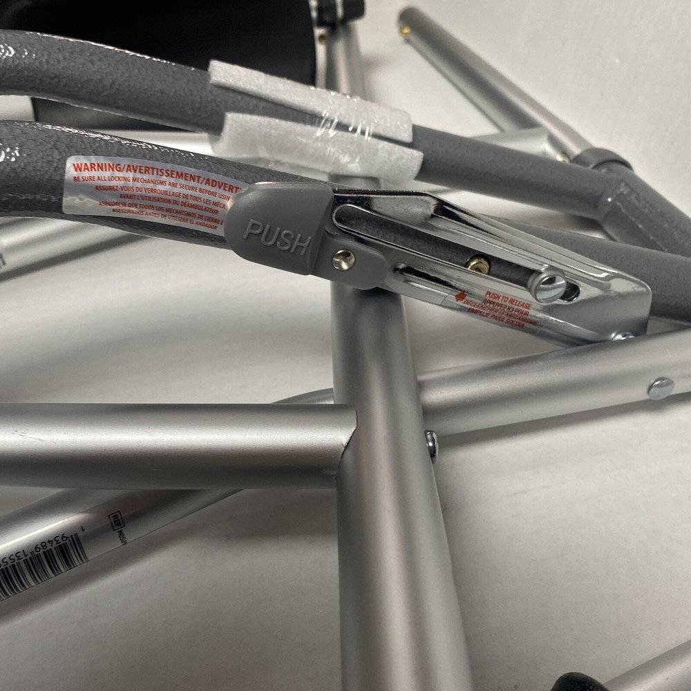 Medline Adjustable Upright Forearm Walker with Armrests, Better Stability *READ