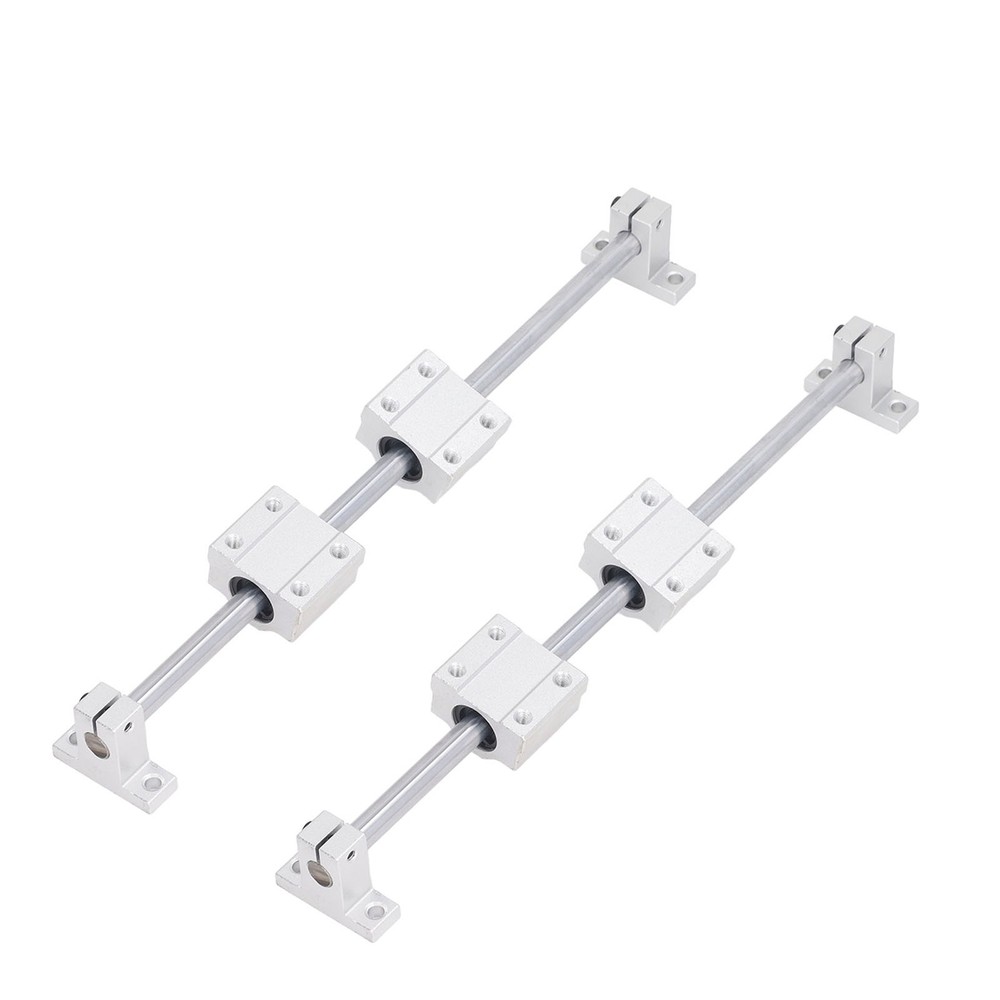 10‑450 Linear Rail Slide Linear Rail Guide Linear Motion Slide Rail With 4Pc