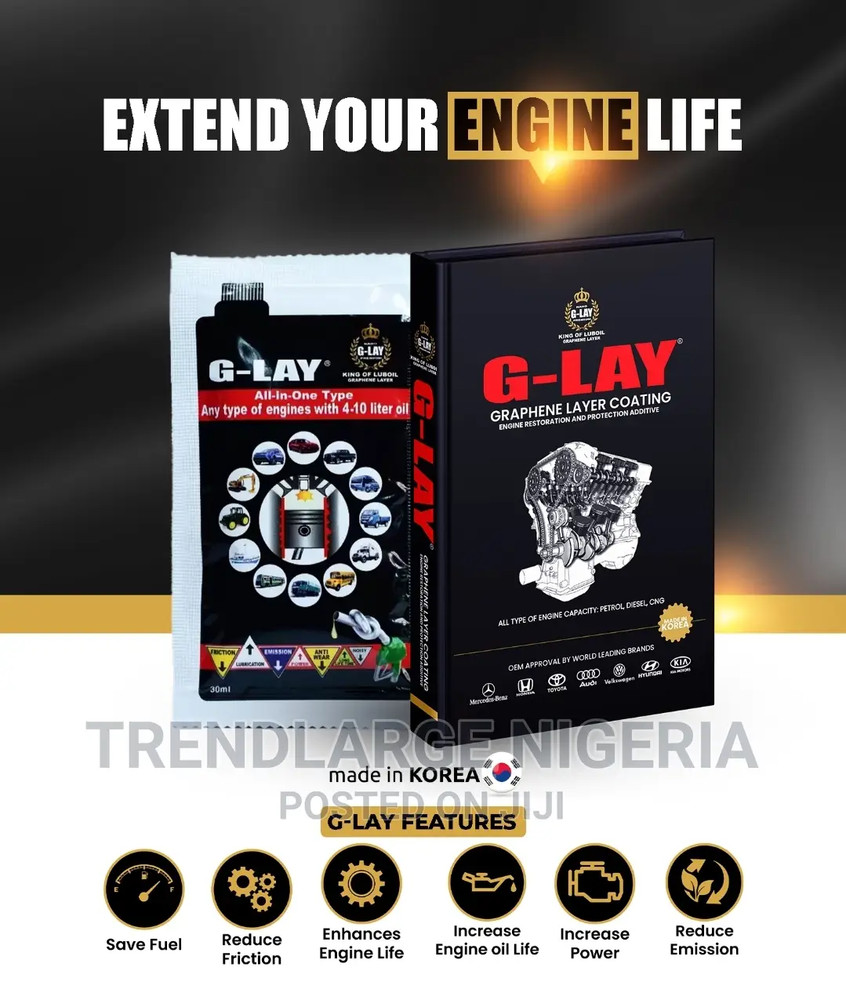 G-LAY Graphene Engine Oil Additive, Engine Restoration