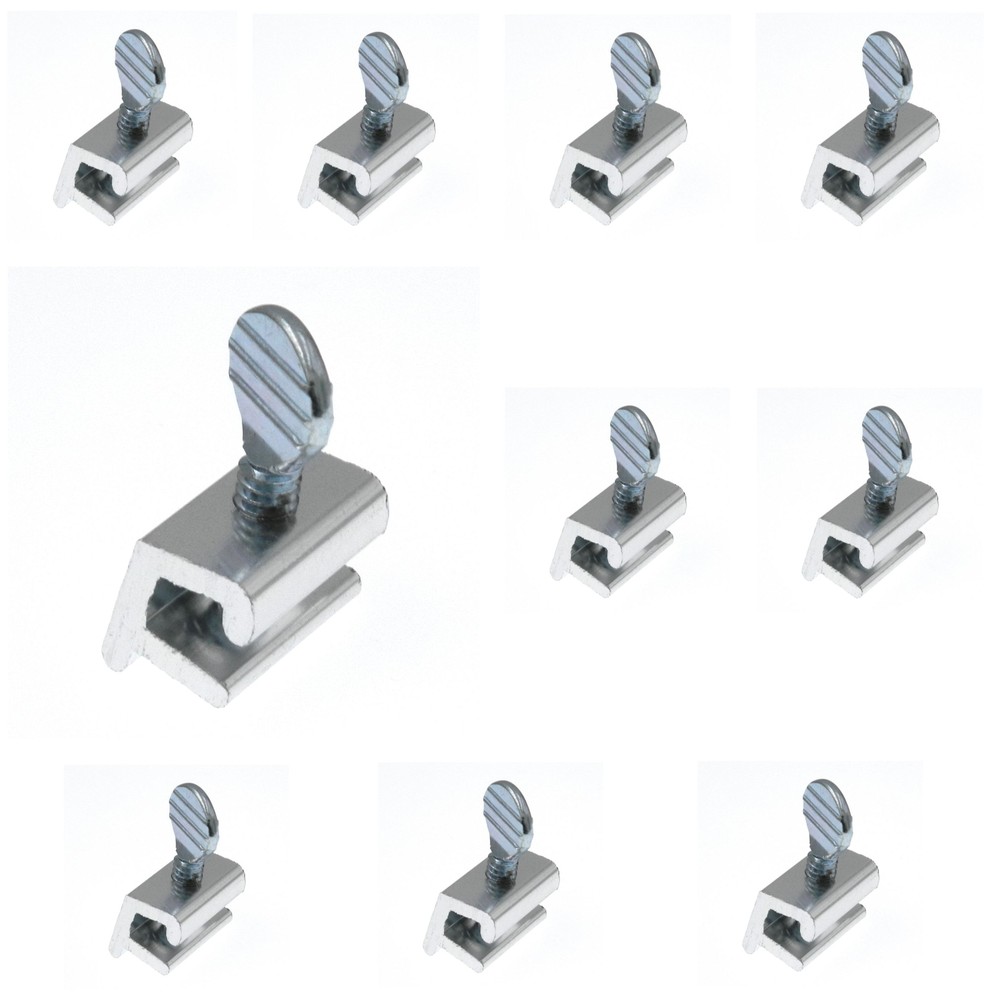 10 Pack Hickory Hardware Security Adjustable Aluminum Sliding Window Lock 1405