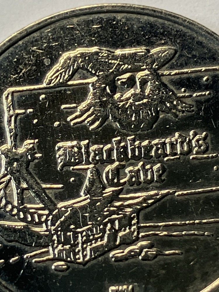 RARE Blackbeard’s Cabe Arcade Token Defunct #tt1