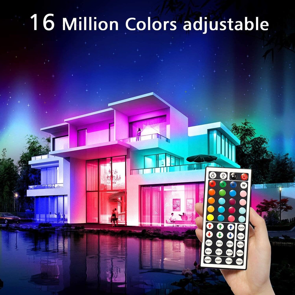 Day Better Led Lights Color Changing Led Strip Lights with Remote Controller60Ft