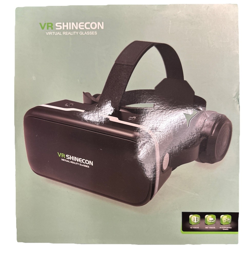 VR Shinecon Virtual Reality Glasses With Joystick Controller For iPhone/Android
