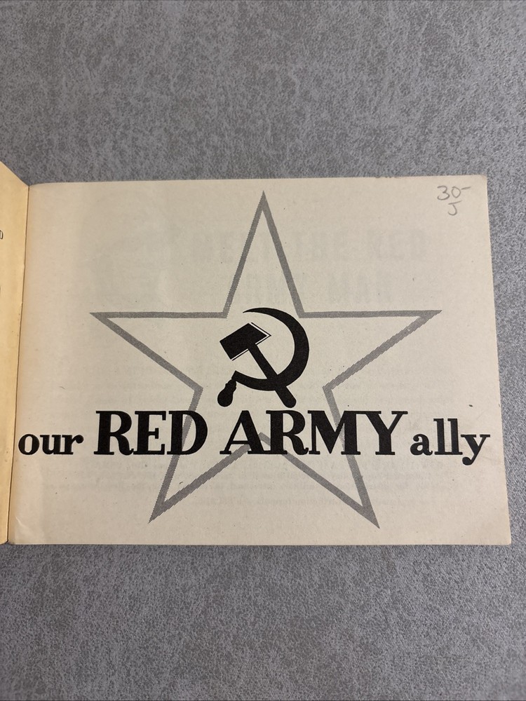 Our Red Army Ally 4”x6” Small Book