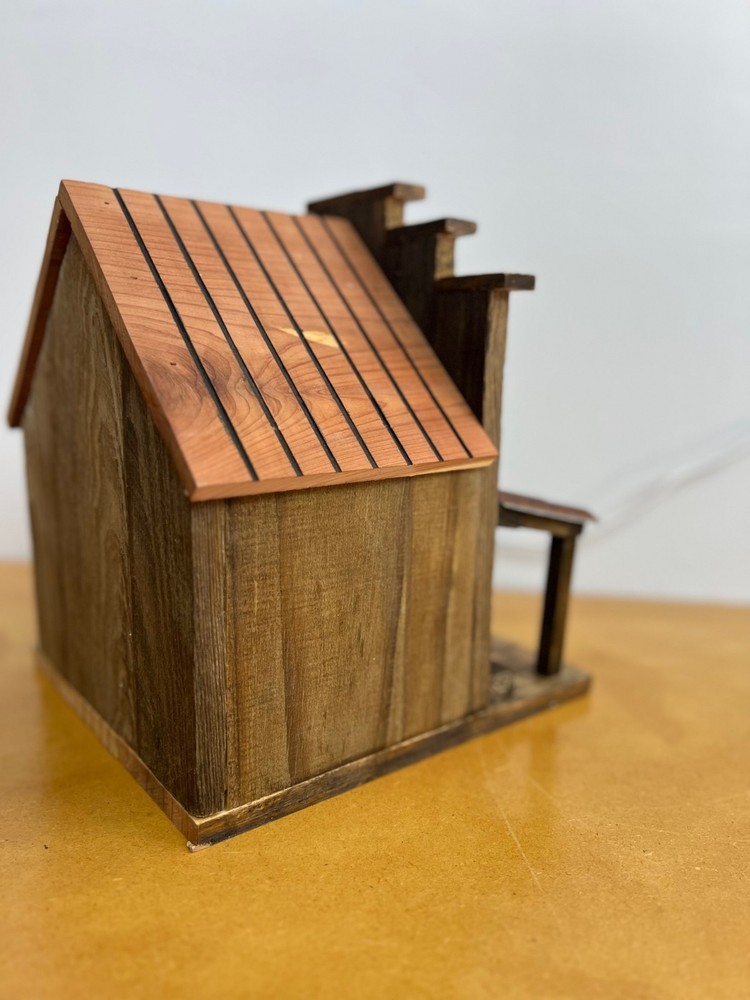 Handcrafted Cedar General Store Birdhouse