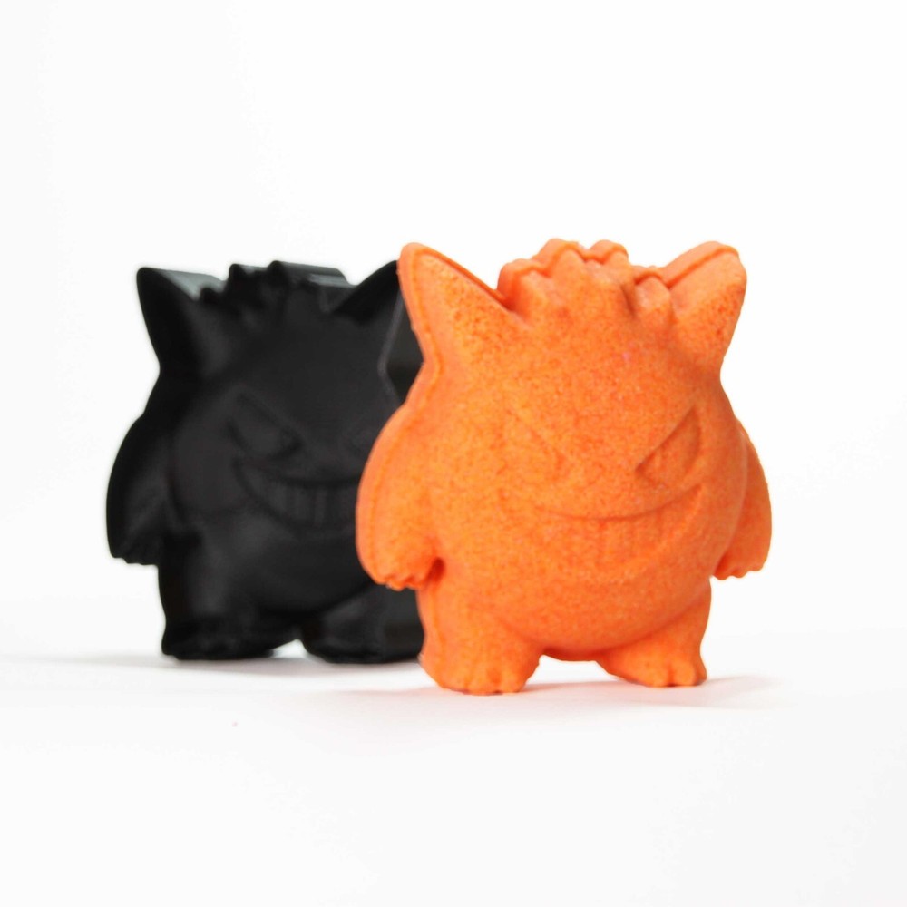 Gengar Bath Bomb Mold, DIY original BathBombs Set 3D Printed Kit