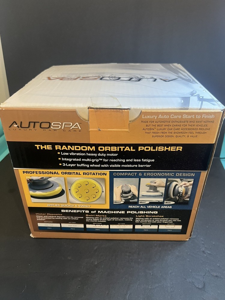 autospa 9-10''polisher 120v random orbital professional