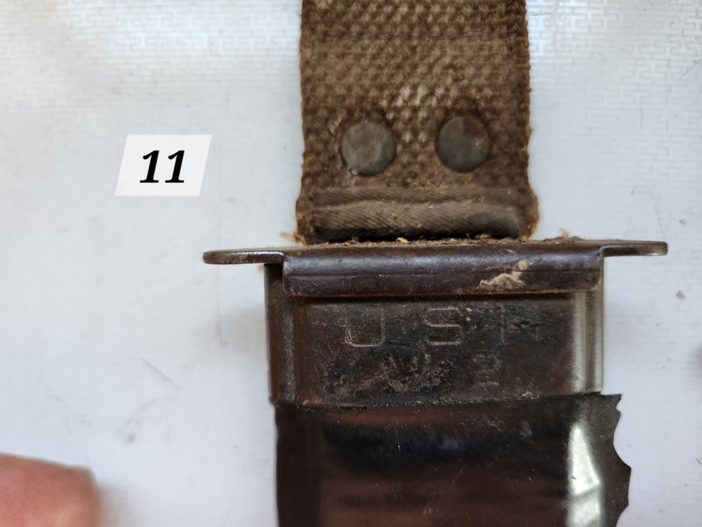 WW2 USN MK2 FIGHTING KNIFE WITH SCABBARD