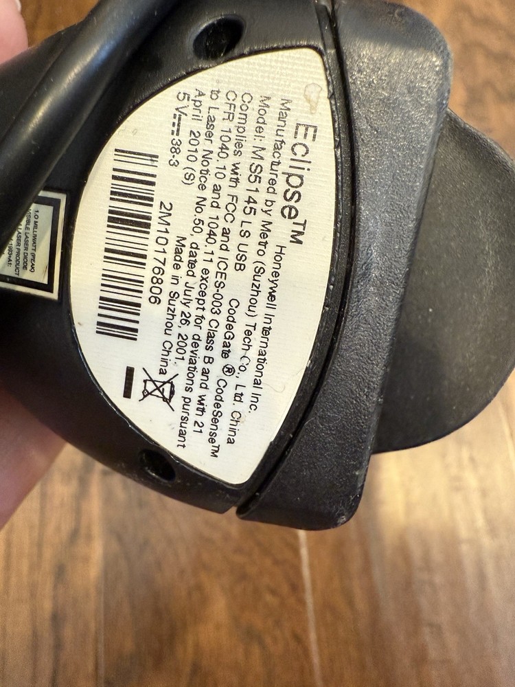 Honeywell Eclipse MS5145 LS USB Open AS IS See Photos READ
