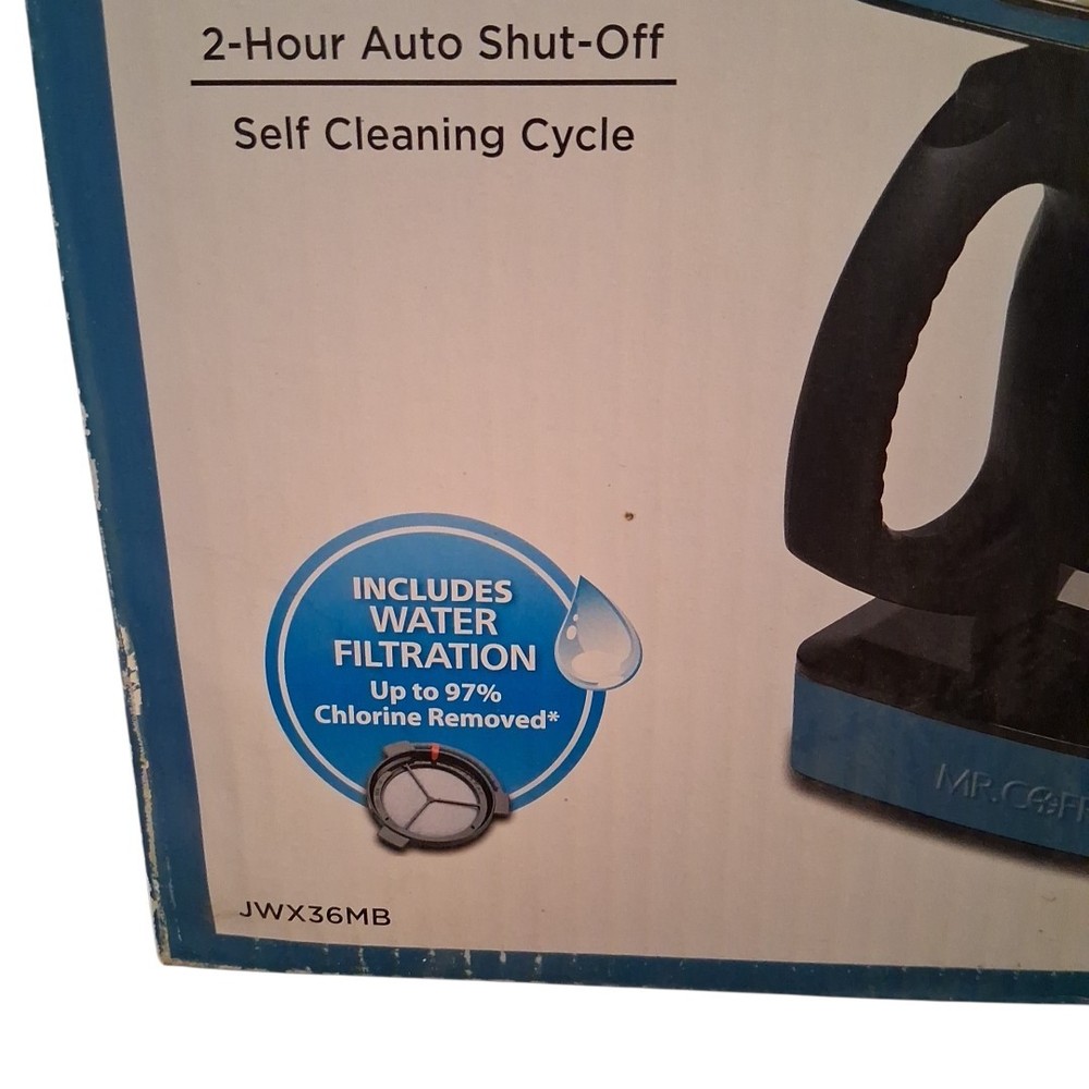Mr. Coffee 12C Teal Blue Metallics Programmable Coffeemaker Auto Shut Off READ