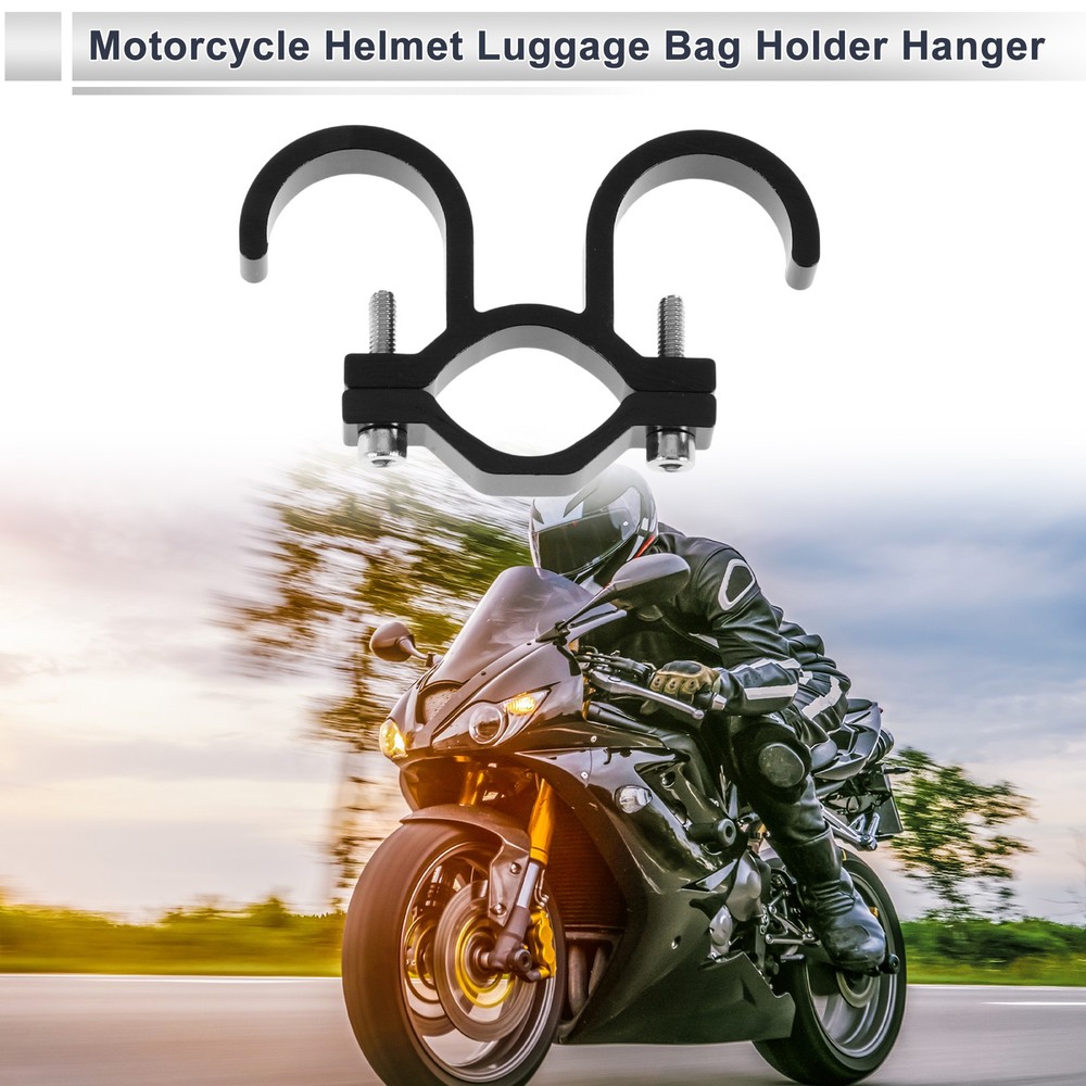 Motorcycle Hook for Rounded Key Compass 1 Set Black