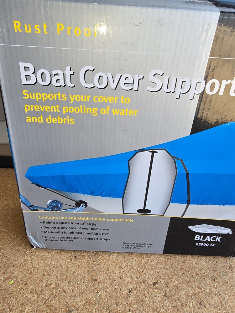 Classic Accessories Rust Proof Boat Cover Support Pole Height Adjusts 12"-54" Ne