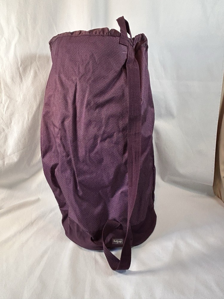 Thirty-One Maroon Laundry Tote Shoulder Bag Drawstring College