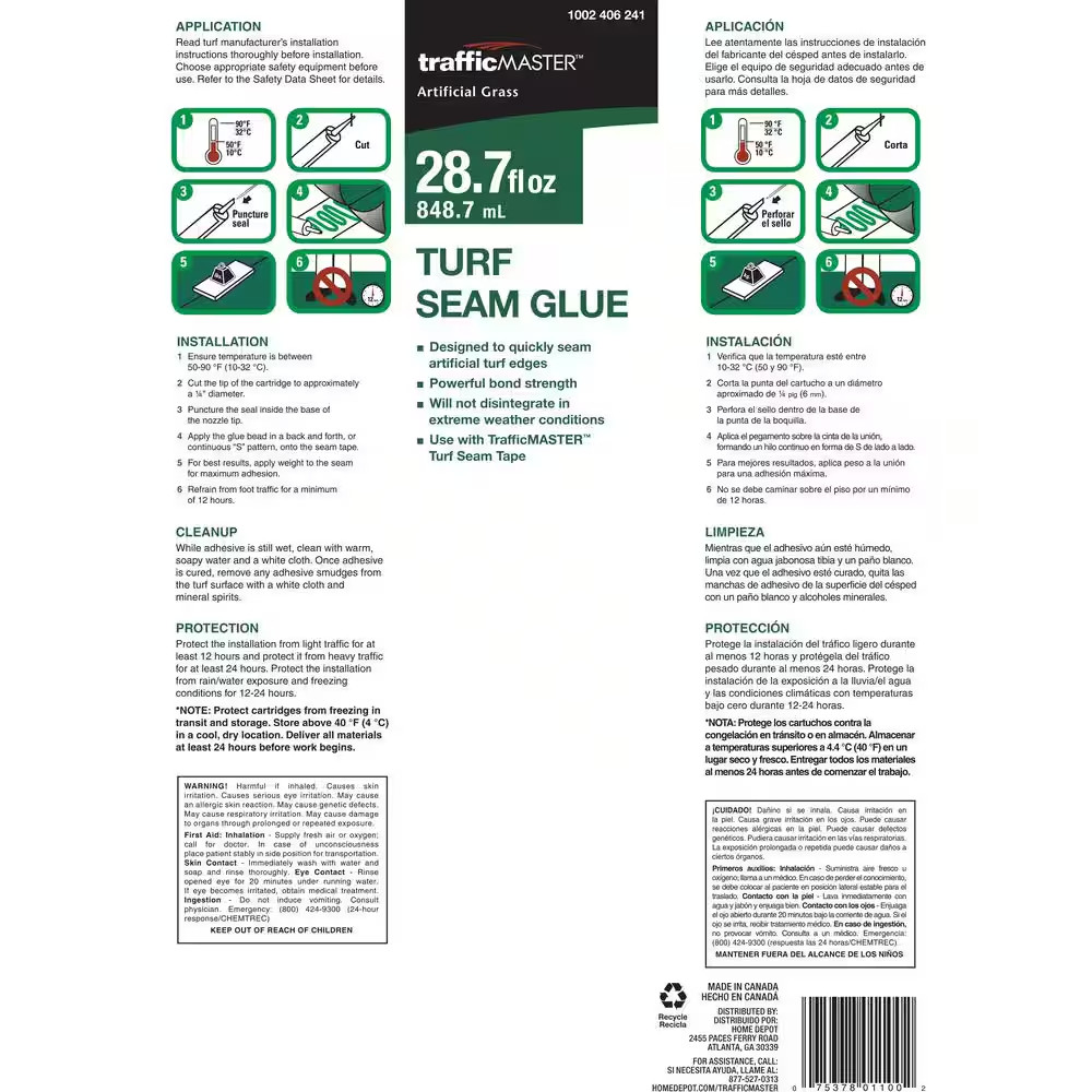 28.7 Oz. Artificial Grass Seam Adhesive