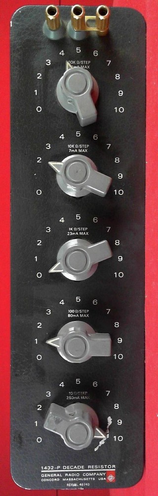 Gen Rad 1434P Decade Resistor