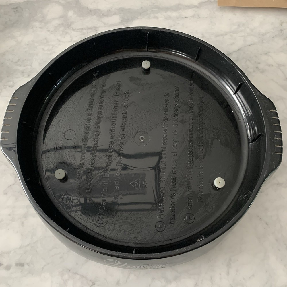 Nuwave Pro Replacement Parts Plastic Base Drip Pan And Cooking Pan