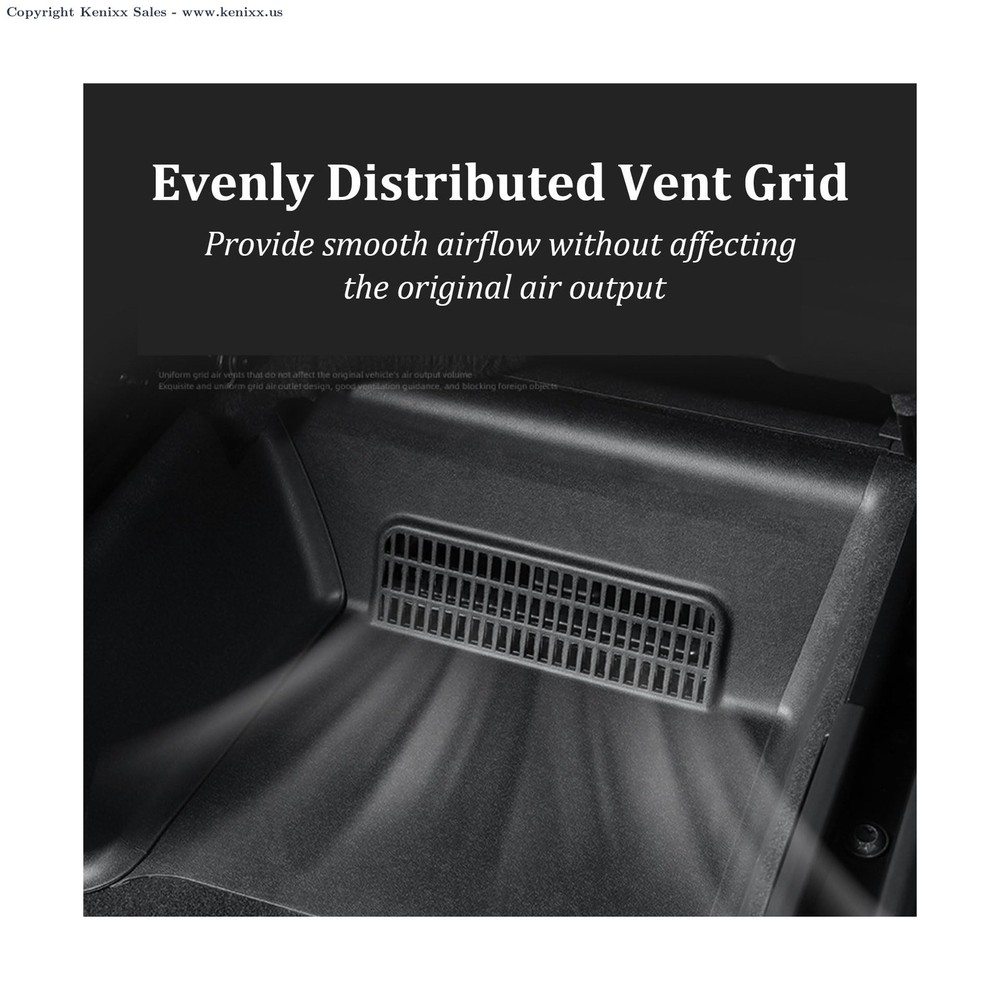 Front Seat Guide Rail Protector Under Seat Floor Mats for Tesla Model Y Junip...