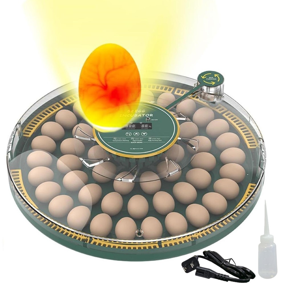 HBN 52 Egg Incubator with Automatic Egg Turning & Temperature Control