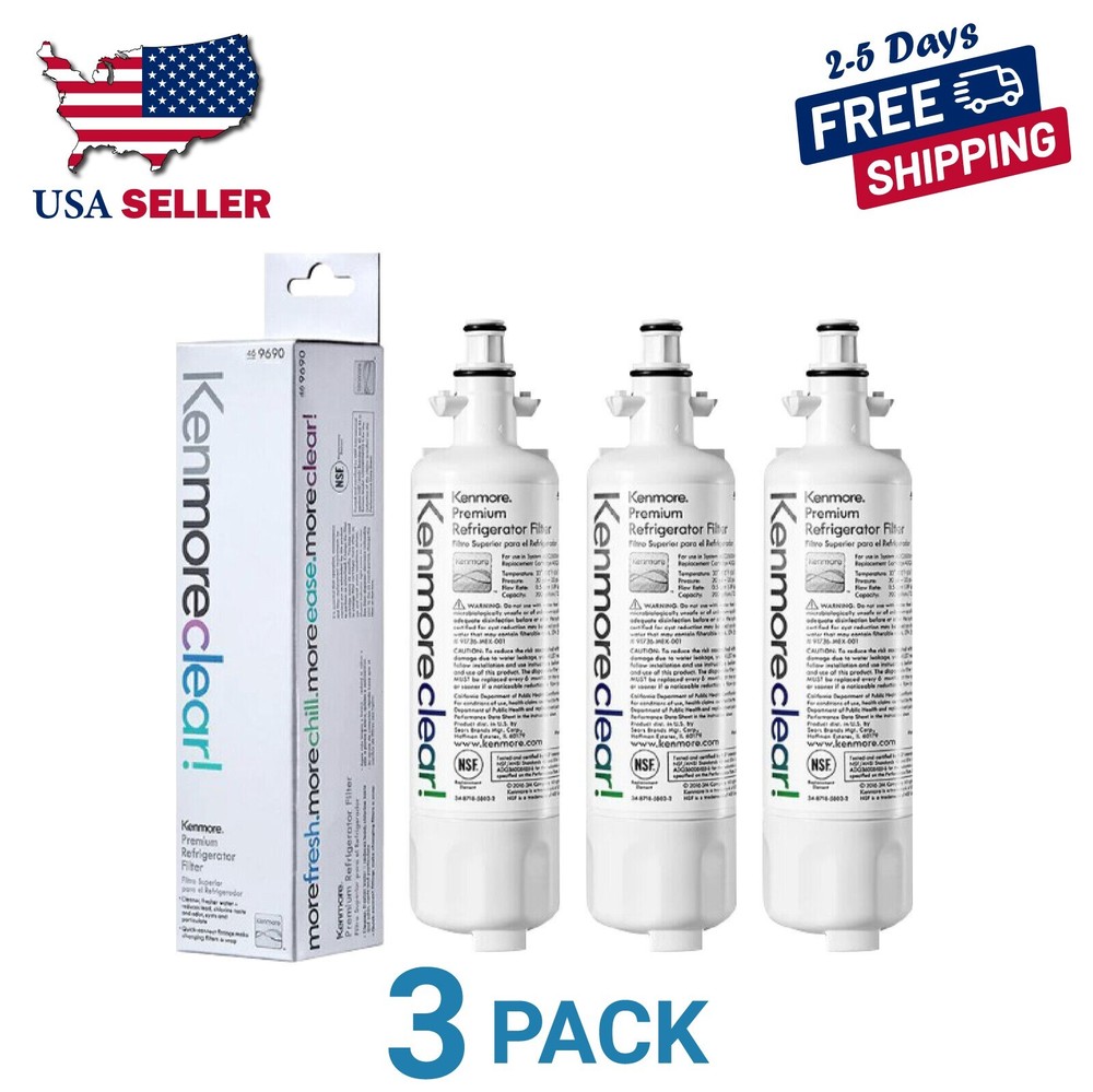 Kenmore 46-9690 Replacement Refrigerator Water Filter Compatible with LG LT700P