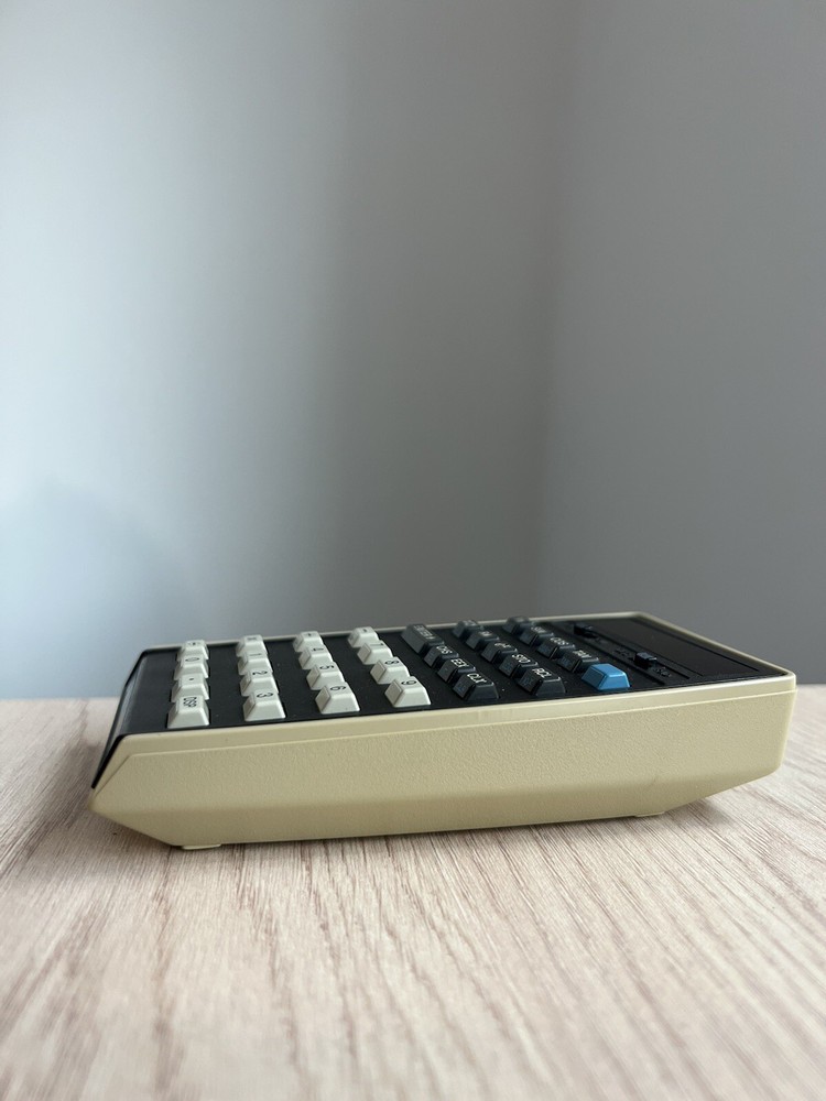 Vintage Hewlett Packard Calculator With Case