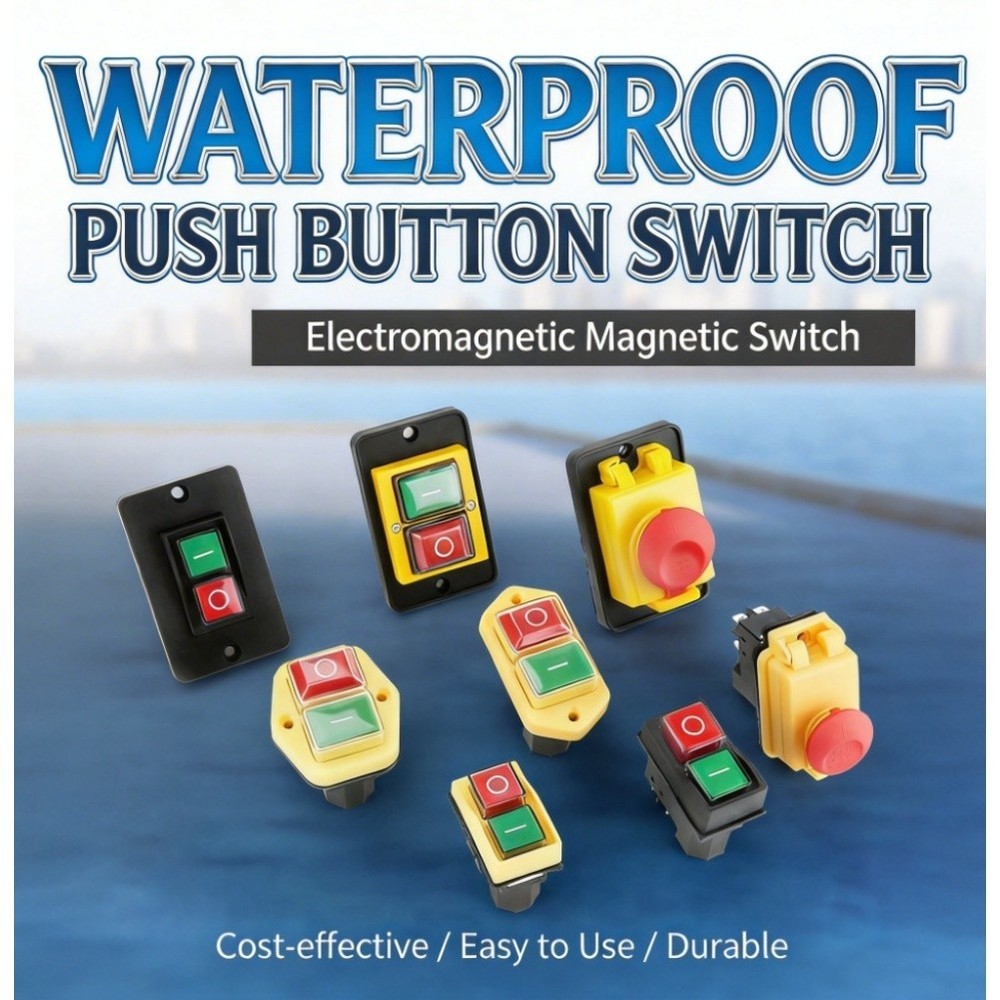 Electromagnetic Switch 250V 16A Connector Wide Temperature Range -5°C To +40°C