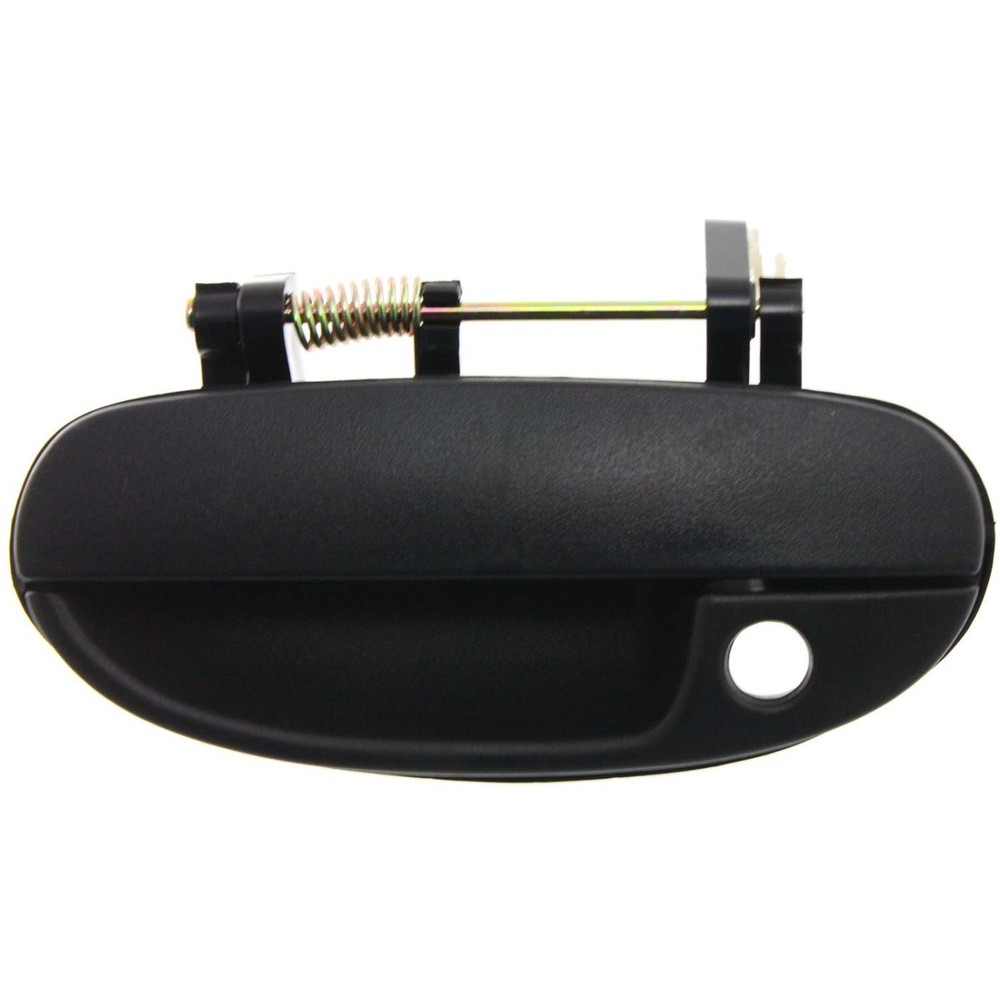 Exterior Door Handle For 99-2002 Daewoo Lanos Front Driver Side Black Plastic
