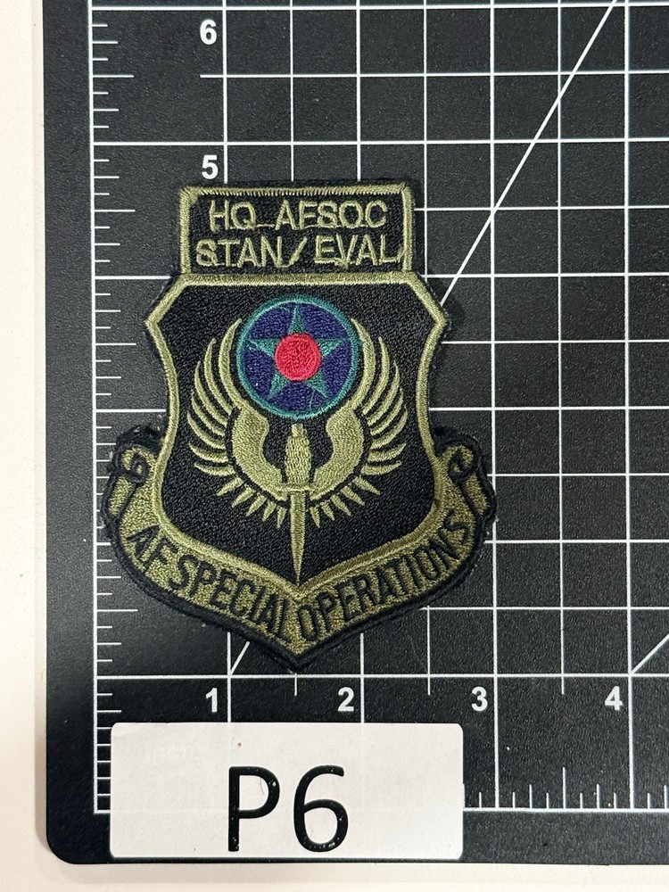 USAF Headquarters Special Operations Command Standardization & Evaluation Patch