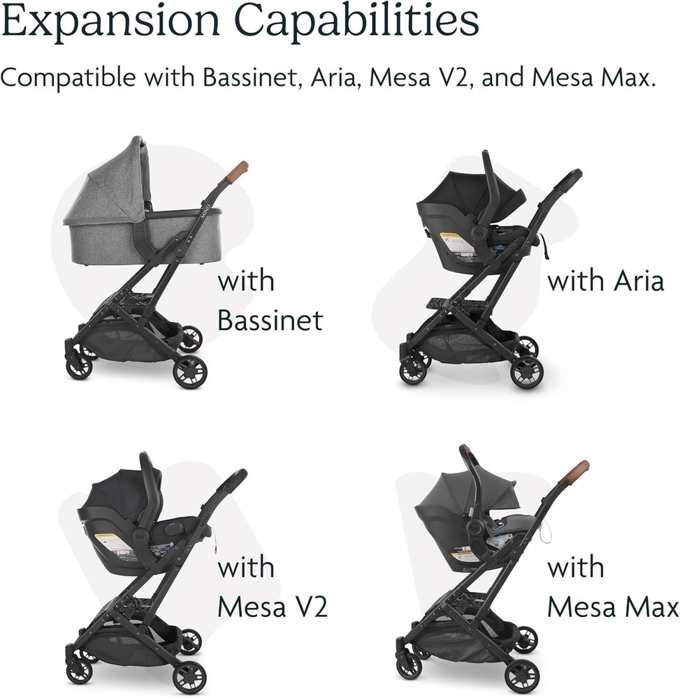 Quick Attach Stroller Adapter for Minu & Minu V2 - Secure and Fold-Friendly