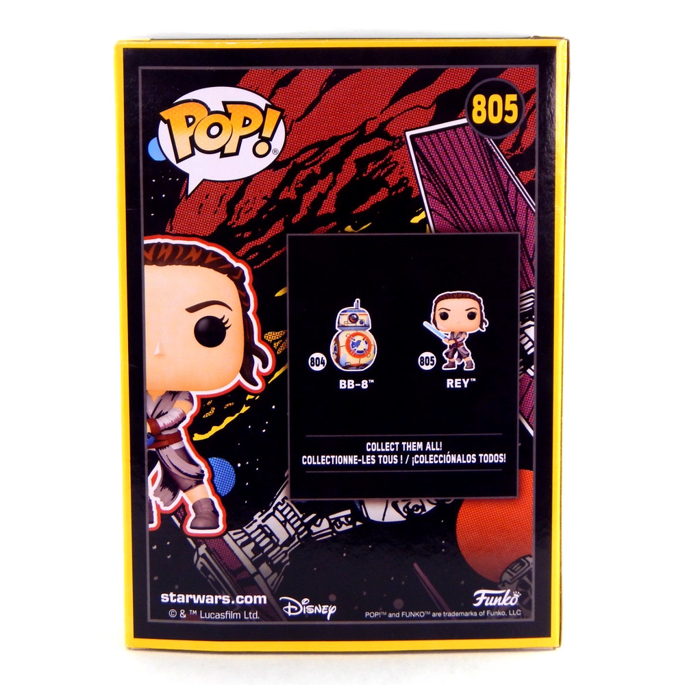 Funko Pop! Star Wars Rey 805 and BB-8 804