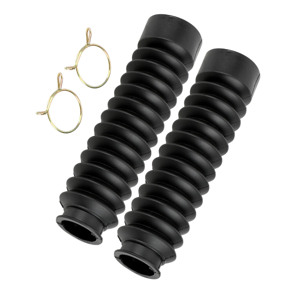 2pcs Front Fork Shock Absorber Covers Dust Protector Sleeves for Motorcycle