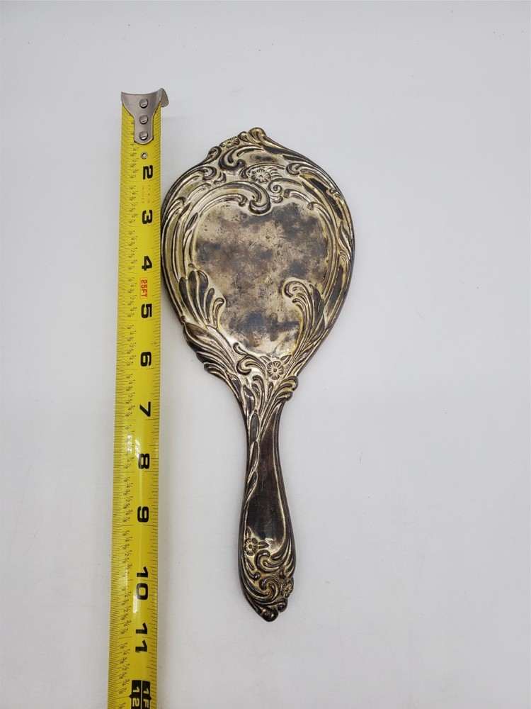 Silver Plated Hand Mirror