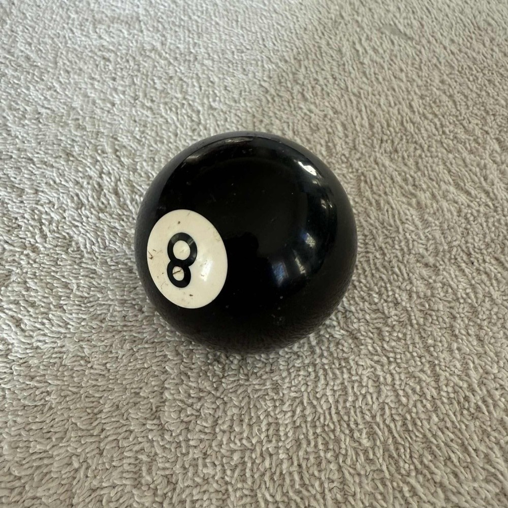 Black and White 8 Ball Shift Knob One Size